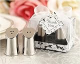 Seasoned with Love Heart-shaped Salt and Pepper Shakers in Elegant Gift Box (Set of 48) - Baby Showe