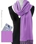 True Cashmere Scarf, LAVENDER PARME