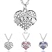 Nana Charm Heart Chain Pendant Necklace Jewelry