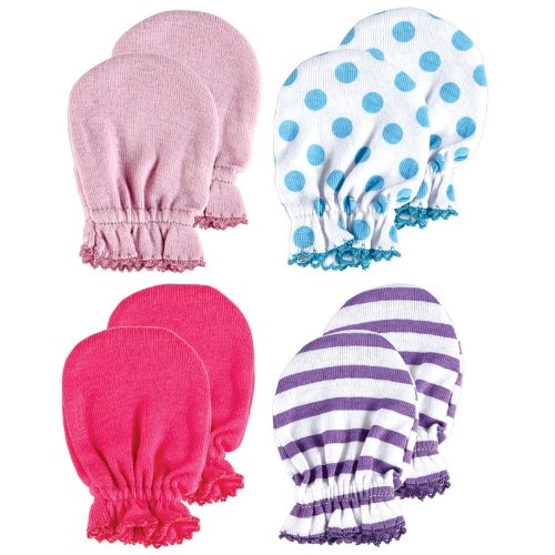 4-Pack Scratch Mittens, Pink set
