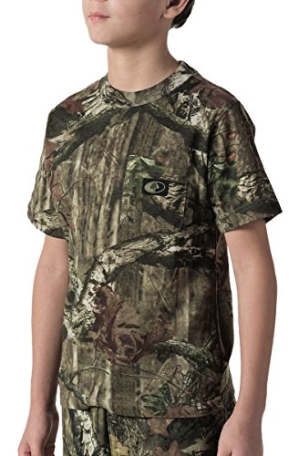 Youth Short Sleeved Camo T-Shirt Mossy Oak Breakup Infinity
