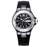 TechnoMarine Women`s 110026 Cruise Ceramic 3 Hands Black Dial Watch