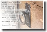 Ask and It Will Be Given to You; Seek and You Will Find - Matthew 7:7 - Bible Poster