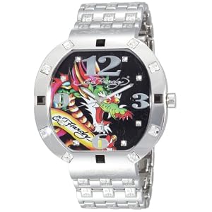 Ed Hardy Men's Bandit Dragon Stainless Steel 316L Watch #BN-DR