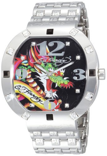Ed Hardy Men's BN-DR Bandit Dragon Stainless Steel 316L Watch