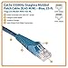 Tripp Lite Cat5e 350MHz Snagless Molded Patch Cable (RJ45 M/M) - Blue, 25-ft.(N001-025-BL)