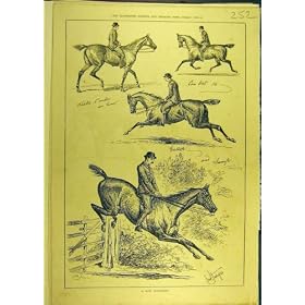 1882 Horse Rider Good-Investment Jump Gallop Trot