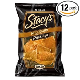 Stacy's Pita Chips, Multigrain, 6-Ounce Bag (Pack of 12)