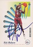 Rick Mahorn Autographed/Hand Signed Basketball Card (Philadelphia 76ers) 1991 Skybox #217