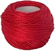 DMC 116 8-321 Pearl Cotton Thread Balls, Red, Size 8