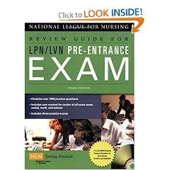 Review Guide for LPN/LVN Pre-Entrance Exam, 3rd Edition