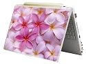 Bundle Monster Laptop Notebook Skin Sticker Cover Art Decal - 12" 14" 15" 17" - Fit HP Dell Asus Compaq - Pink Plumeria