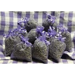 10 x Lavendels�ckchen mit echtem franz. Lavendel - Insgesamt 100g Lavendelbl�ten