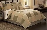 Concentric Squares King Comforter Set with 4 Bonus Pieces