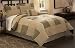Concentric Squares King Comforter Set with 4 Bonus Pieces