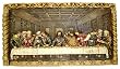 22" Inspirational Hand-Painted Jesus "The Last Supper" Wall Plaque