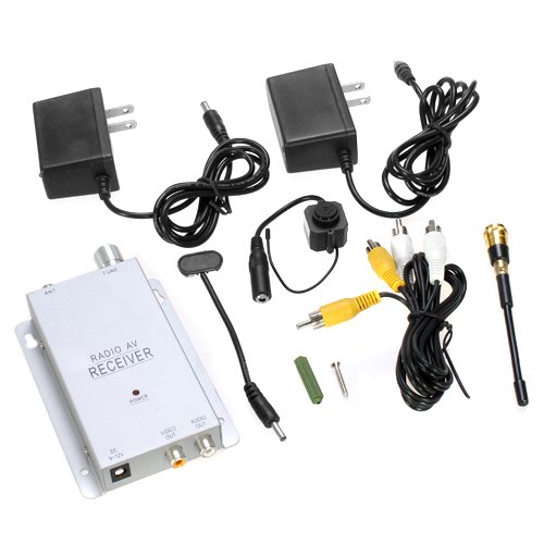 GTMax 1.2 Ghz Wireless Color Spy Video Camera Complete Package to Build Home Surveillance System GTMax 1.2 Ghz Wireless Color Spy Video Camera Complete Package to Build Home Surveillance System