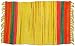 100% Cotton Bright Yellow Rag Rug 2 X 3
