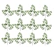 ONE Dozen (12 pieces) of 21" Artificial Oriental Ficus Sprays