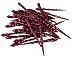 Club Pack of 36 Burgundy Shatterproof Icicle Christmas Ornaments 5"