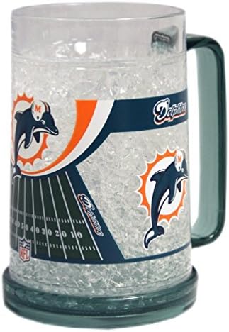 Official NFL 16oz Crystal Freezer Mug (MIAMI DOLPHINS)