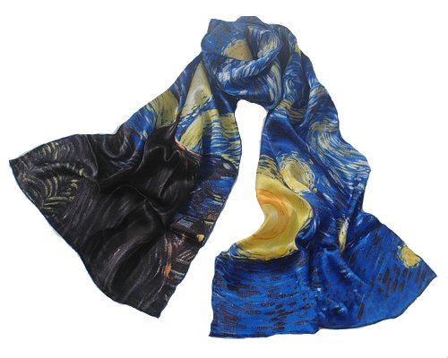 Fengbay Luxurious 100% Charmeuse Silk Long Scarf Mixed Lot
