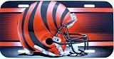 NFL Cincinnati Bengals 6" x 12" Styrene Plastic License Plate #1