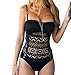 Hot Fish Women's Crochet Lace Halter Straps Swimsuits Bathing Suit