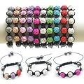 Childrens Great Value Shamballa Bracelet By KurtzyTM 12 Colours Girls