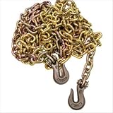 Peerless - Grade 70 Transport Tiedown Chain Assemblies 5/16 X 20' Grade 70 Gold: 005-6801363 - 5/16 x 20' grade 70 gold