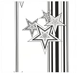 livingwalls 632210 Vliestapete Live it, love it Star Sternchen weiss schwarz