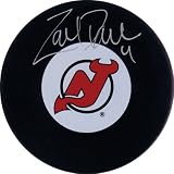Zach Parise New Jersey Devils Autographed Hockey Puck