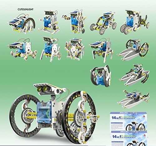 14-in-1 Assembly Solar Robot Perfect Education Tool