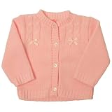 from DIZZY DAISY Dizzy Daisy Girls Cardigan with Two Bows (Pink, 6 - 12 Months) (Model 5135 (6-12mths))