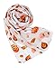 Crown Halloween Pumpkin Bat Scarf Loop Infinity Scarf with Gift Box