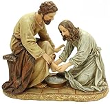 Joseph's Studio Jesus Washing Feet Religious Figure 8