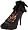 Betsey Johnson Women's Cammie Open-Toe Pump,Black Satin,5.5 M US