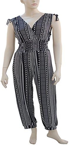 Fashion@Dasksell Women's Trendy Comfort Fit Wrinkle Resistant Skirts and Jump Suits Regular &amp; Plus Sizes (2X, Black-A1)