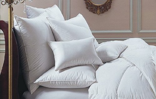 Love White Down Pillow--Set of 2,300TC 100% Comb 