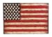Worn Torn Replica of American Flag USA 