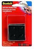 3M Scotch 770ES Self-Stick Table and Chair Set Floor Care Pads, 6-Pack