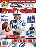 2011 Athlon Sports NFL Pro Football Magazine Preview- Indianapolis Colts Cover