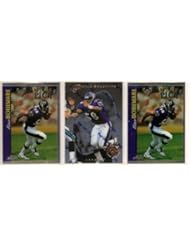 Single Detail Page Misc: Peter Boulware (3) Card Football Rookie Lot (Baltimore Ravens) - Various