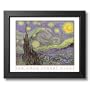 Vincent Van Gogh Starry Night Wall Decor Picture Framed Art Print