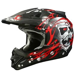 AFX Skull Men's FX-18 Motocross Motorcycle Helmet