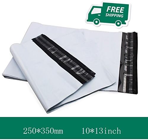 Self Sealing Poly Mailer White Courier Bags 100pcs (6.7"*11.8")