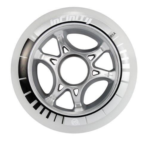 Powerslide Herren Rollen Infinity Rolle, 80mm/85A, milchig, 80mm/85A