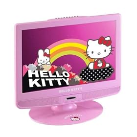 INGO Hello Kitty DVD player/LCD TV Combo HET003W (Televisions for children)