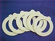 6 pcs Hard To Find Small Mouth Original "Eco-friendly" Italian Gaskets - Fit Smaller Mouth Italian Hermetic Jars