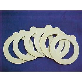 6 pcs Hard To Find Small Mouth Original Eco-friendly Italian Gaskets - Fit Smaller Mouth... by 
